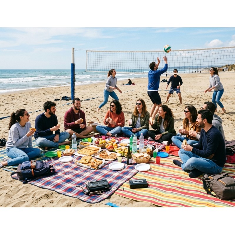 Pic-nic in Spiaggia e giochi anni '90 come una volta